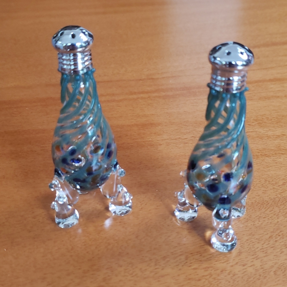 NEW handmade salt and pepper shakers